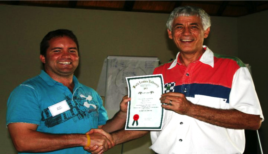 Scott and Dr Hannes Dreyer