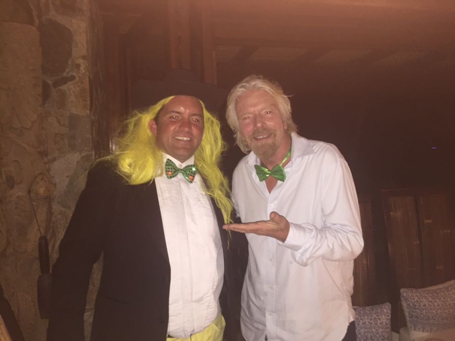 Scott and Richard Branson