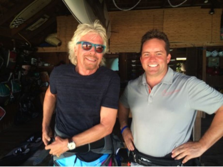 Scott and Richard Branson